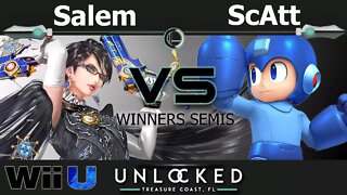 MVG|Salem (Bayonetta) vs. MVG|ScAtt (Mega Man) - Wii U Winners Semis - Unlocked