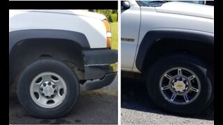 Using Hummer wheels on a Chevrolet 2500