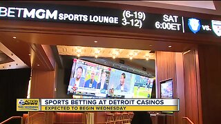 Here's what legal sports betting at Detroit casinos will look like on Wednesday