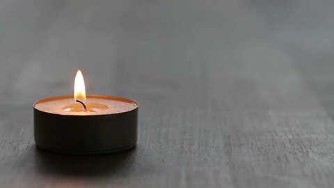 calming scented candle meditation