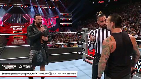 FULL SEGMENT: Seth Rollins_ CM Punk and Drew McIntyre meet ahead of SummerSlam: Raw,July 29, 2024