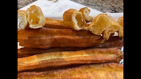 Chinese Deep Dried Dough Sticks 中国早餐油条