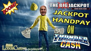 ♦️ JACKPOT HANDPAY ♦️ $100/SPIN on ⚡ THUNDER CASH ⚡ | Raja Slots