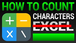 How To Calculate Characters In A Text (Without Excel or Word)