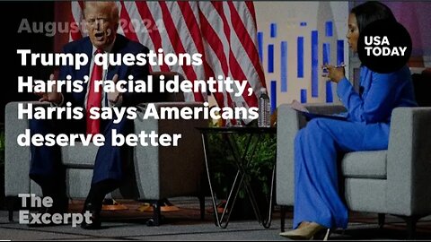 Trump questions Harris' racial identity, Harris says Americans deserve better _