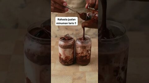 Resep dan Cara bikin es double milk yg seger banget #minumansegar #masakgampang #escoklat