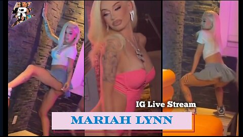Mariah Lynn twerking at video shoot