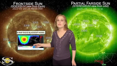 Goodbye Solar Snooze Big Flares are Back | Space Weather News 18 May 2023