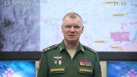 Russian Defence Ministry report on the progress of the special military operation 2023 02 13