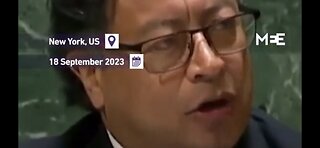 Columbia President Gustavo Petro Red Pills The World