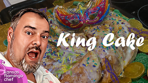 How to make simple King Cake for Mardi Gras