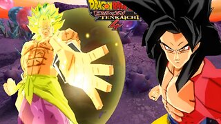 Dragon Ball Z Budokai Tenkaichi 4 Goku Super Saiyan 4 vs Broly Legendary Super Saiyan