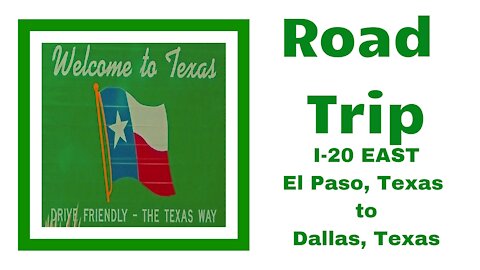 ROAD TRIP from El Paso to Dallas # Travel to TEXAS