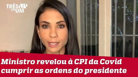 Amanda Klein: Estão montando as peças para recontar a história do combate à pandemia no Brasil