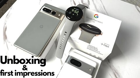 Google Pixel 7/Pro & Pixel Watch Unboxing, Setup, First Impressions!
