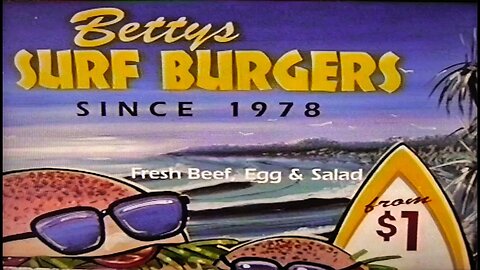 Betty's Surf Burgers, Noosa Legend