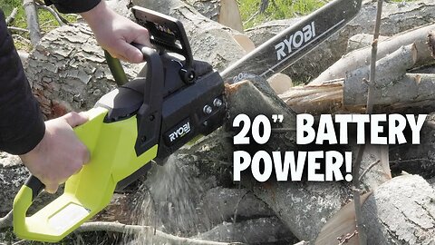 New Ryobi Tool 20 inch 40v Chainsaw review