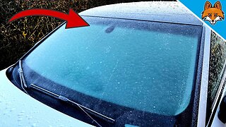 SECRET to de-ice Iced Car Windows in SECONDS WITHOUT Scratching 💥 (Ingenious TRICK)