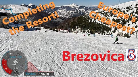 [4K] Skiing Brezovica, Completing the Resort! Is this Europe's Cheapest? Have Your Say! GoPro Hero11