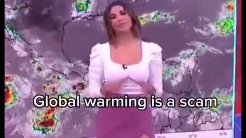 South American Weather Hostess tells truth about the weather on TV