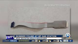 Skimmer found at gas station in Boynton Beach