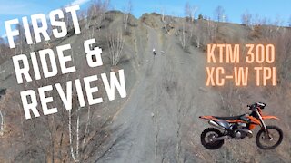 Nate's new ride - KTM 300 XC-W TPI at Darkware - first ride!