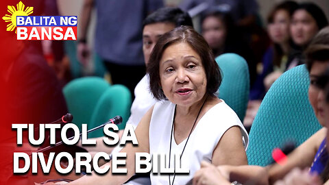 Sen. Cynthia Villar, tutol sa divorce bill; iba pang senador, hati sa panukala