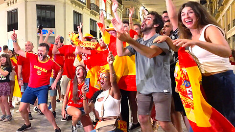 🇪🇸 Spanish Fans' Reactions! Spain Champions of UEFA EURO | European Football Championship | Highlights