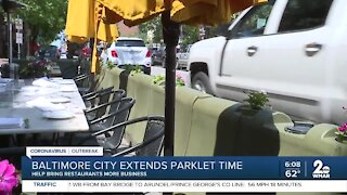 Baltimore City extends parklet time