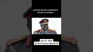 Idi Amin looses power in Uganda 🇺🇬 4/11/1979