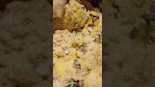 mixing cookie dough #asmr