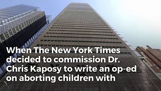 NYT Gets Pro-Choice Doc to Write on Abortion, Get Jaw-Dropping Surprise Instead