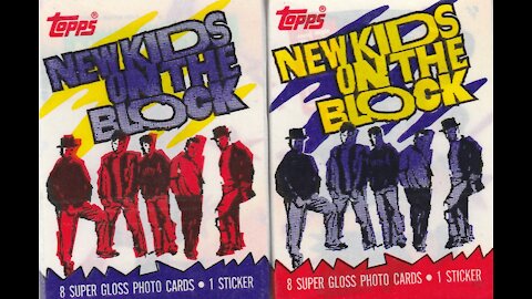 New Kids on the Block Photo Cards Packs - Series 1 (1989, Topps) -- What's Inside