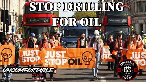 Just Stop Oil 🛢️ protesting in the middle of the street!! Somebody is going to get Hit!!