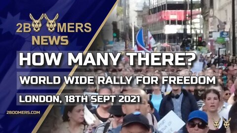 HOW MANY AT THE WORLD WIDE RALLY FOR FREEDOM? - 18TH SEPTEMBER 2021