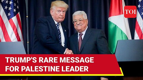 Trump's Big Assurance To Palestine; Ex-U.S. President Flaunts Letter Sent By Palestinian Leader