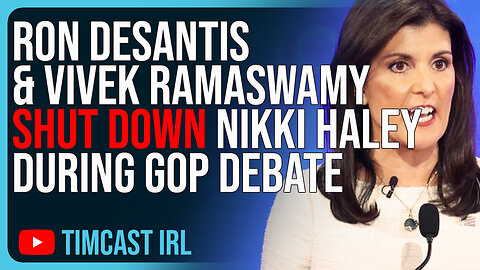 Ron DeSantis & Vivek Ramaswamy SHUT DOWN Nikki Haley During GOP Debate