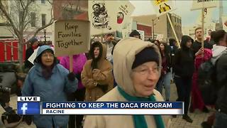 Hundreds rally to keep DACA program in Racine