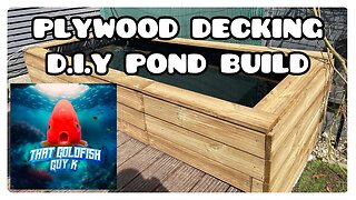 PLYWOOD DECKING DIY POND BUILD