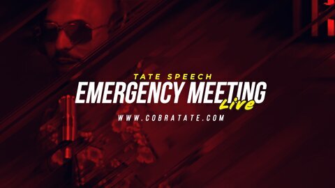 EMERGENCY MEETING - THE MATRIX ATTACKS. - ANDREW TATE SPEECH