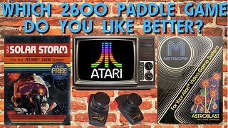 Astroblast vs Solar Storm for the Atari 2600