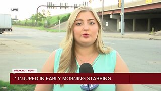 One injured in stabbing