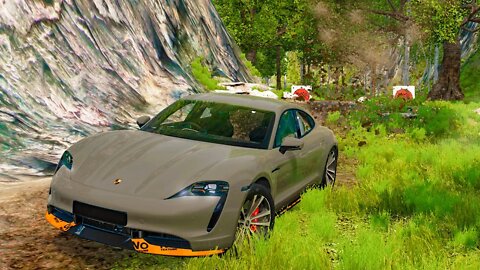 Porsche Taycan Offroad Testing – BeamNG Drive