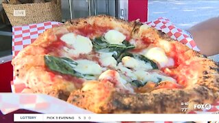 Food Truck Friday: Vesuvius wood fired margherita pizza