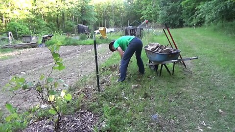 Fishing ~ Mulching Garden ~ Homestead Cleanup