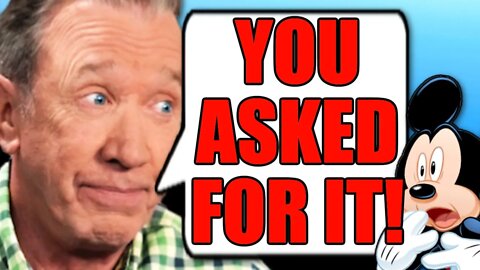 Tim Allen GOES to WAR with Disney, Ready to END WOKE HOLLYWOOD!