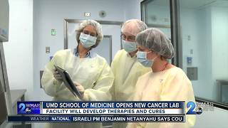 New University of Maryland lab for creating breakthrough cancer cures