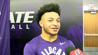 Kansas State Football | Deuce Vaughn Postgame Interview | Iowa State 33, K-State 20