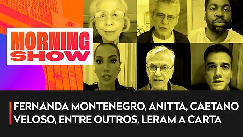 Guga, Zoe e Paulo debatem sobre artistas em carta da USP pró-democracia