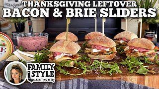 Thanksgiving Leftover Bacon & Brie Sliders | Blackstone Griddles